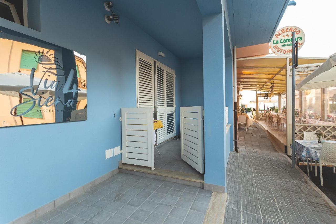 Via Siena 4 - Suites & Rooms Marina di Cecina Bagian luar foto